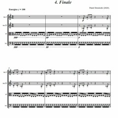Pawel Strzelecki: 4. Finale [String Quartet No. 5 (2020)].