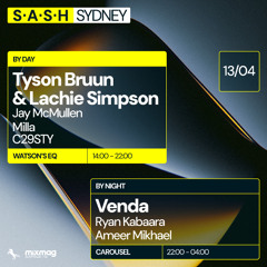 c29sty Live @ S.A.S.H by day (opening set) ft. Tyson Bruun & Lachie Simpson