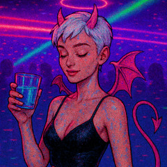 in the club   sippin' things