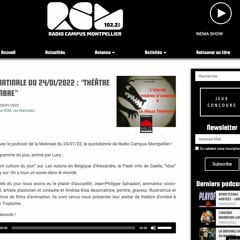 Radio Campus Montpellier - Émission La Matinale - 2022-01-24 - Interview autour du Théâtre d'ombre