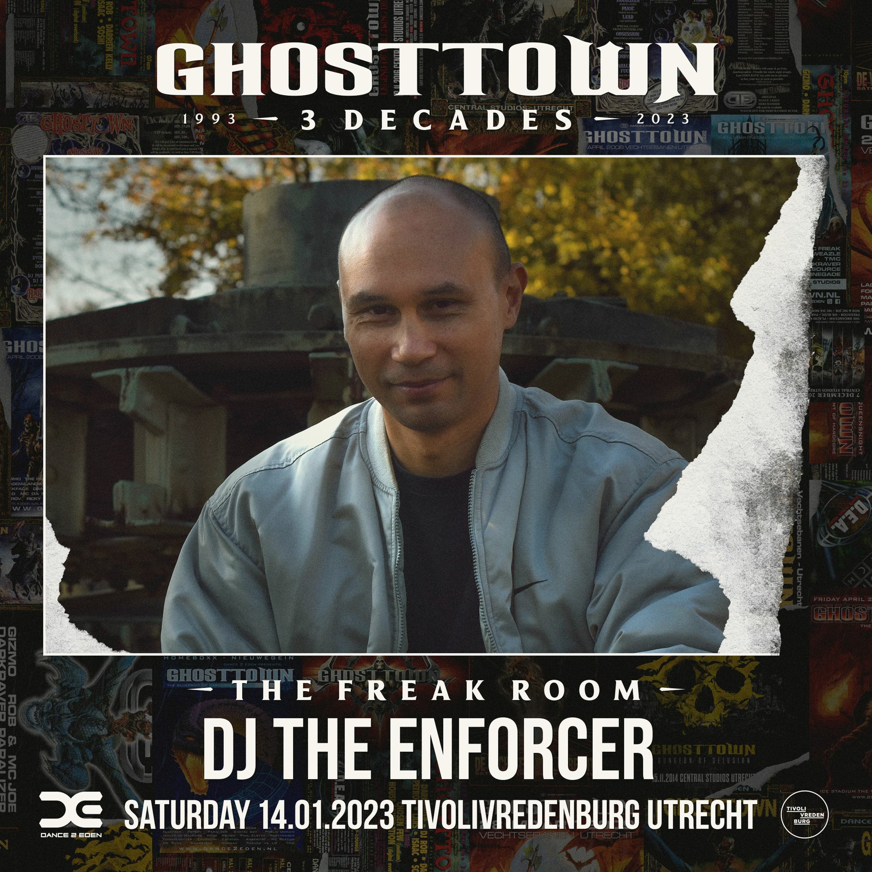 𝐃𝐉 𝐓𝐡𝐞 𝐄𝐧𝐟𝐨𝐫𝐜𝐞𝐫 - Ghosttown - 3 Decades | Tivolivredenburg, Utrecht NLD (14-01-2023) episode artwork