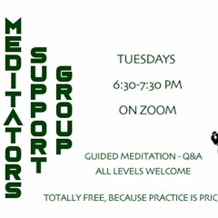 Meditators Support Group Session 3 Guided Meditation