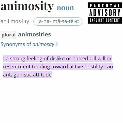 animosity