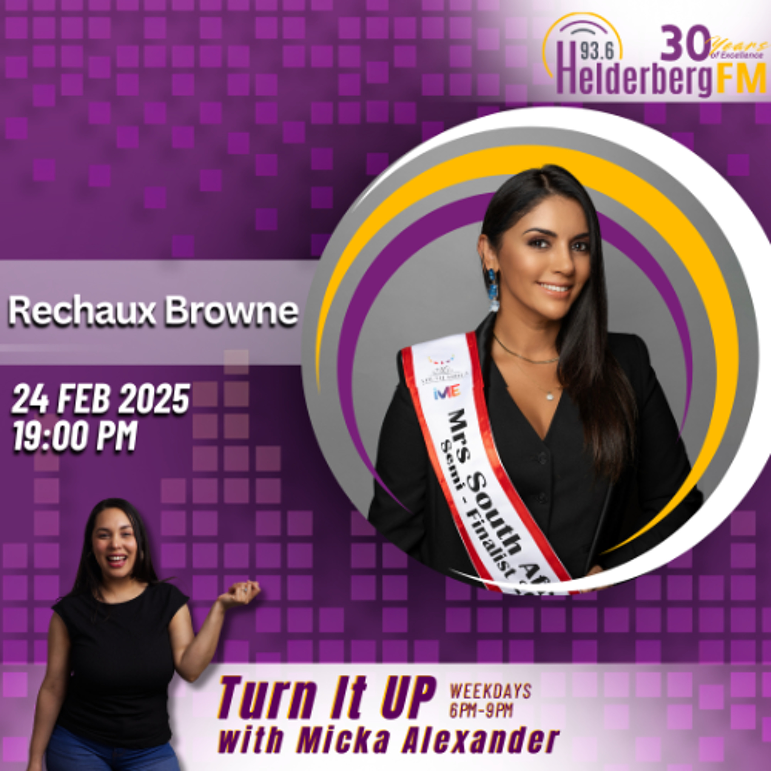 Rechaux Browne On #TurnItUP! episode artwork