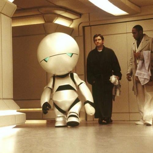 Deeds meets Marvin - Der manisch depressive Roboter