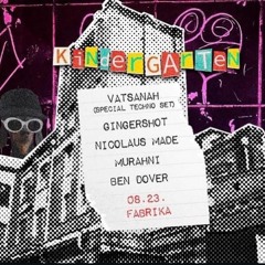 Kindergarten/ Fabrika 08.23./2024 Recorded Set