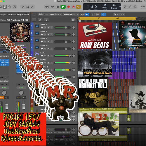 Projet 1507 UnkNowProd M.R. FEAT. JOEY BADA$$ Eulogy Remix 90 BPM MAST. L.P.