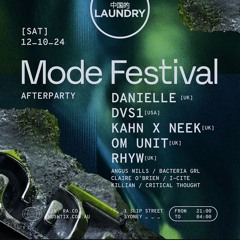 Mode Festival After Party x Chinese Laundry - Opening Set (Dub Techno/Breakbeat)