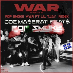 POP SMOKE - WAR FT. LIL TJAY V2 (REMIX) (Prod by Joe Ma$erati Beat$) 2024