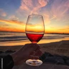 Red Wine On Seaside