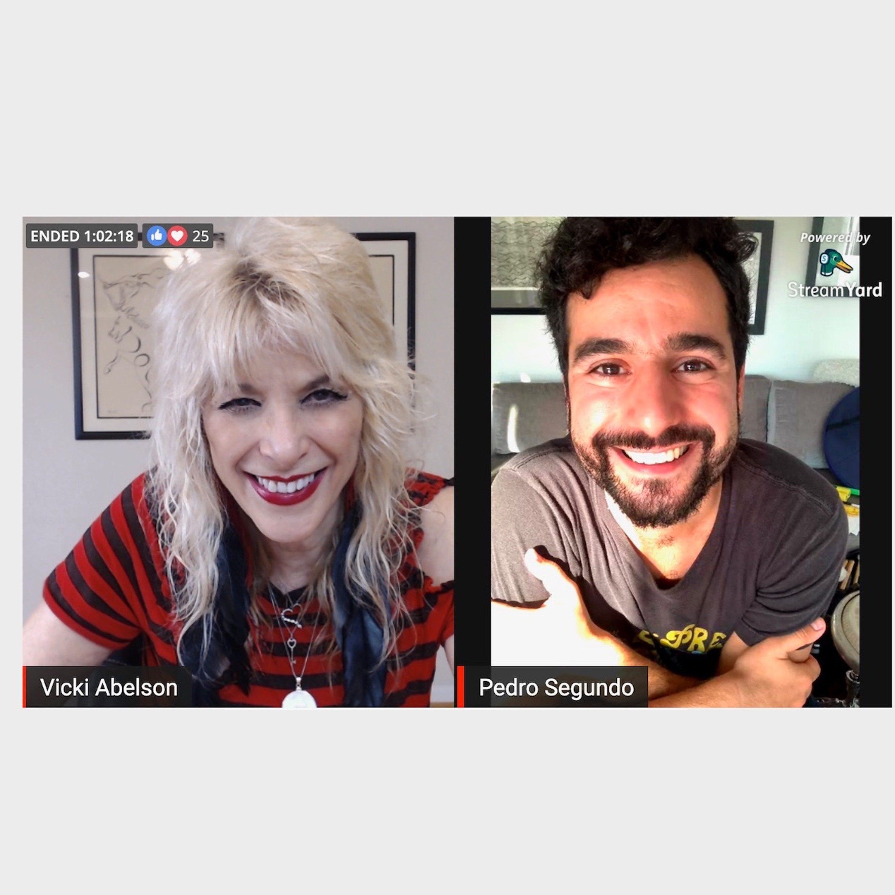 Pedro Segundo Live On Game Changers With Vicki Abelson