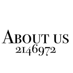 About Us - 2146972