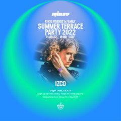 Rinse Summer Terrace Party: IZCO with Reeko - 01 September 2022