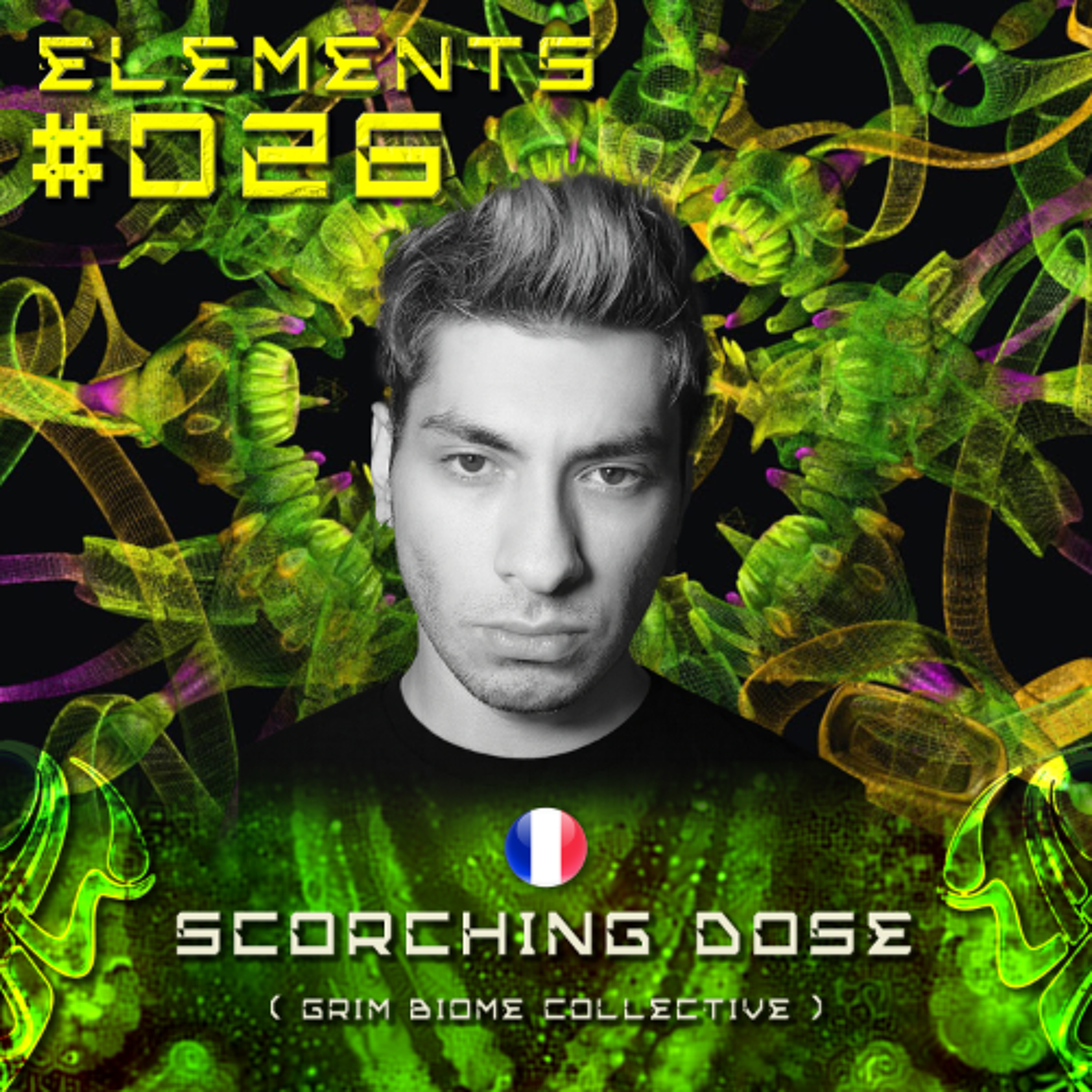 SCORCHING DOSE | FR (Grim Biome Collective) :: PsynOpticz "ELEMENTS" Series #026