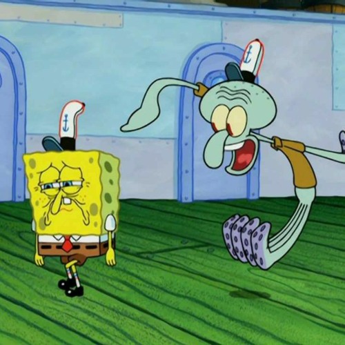 Картина сквидварда бодрый и бойкий