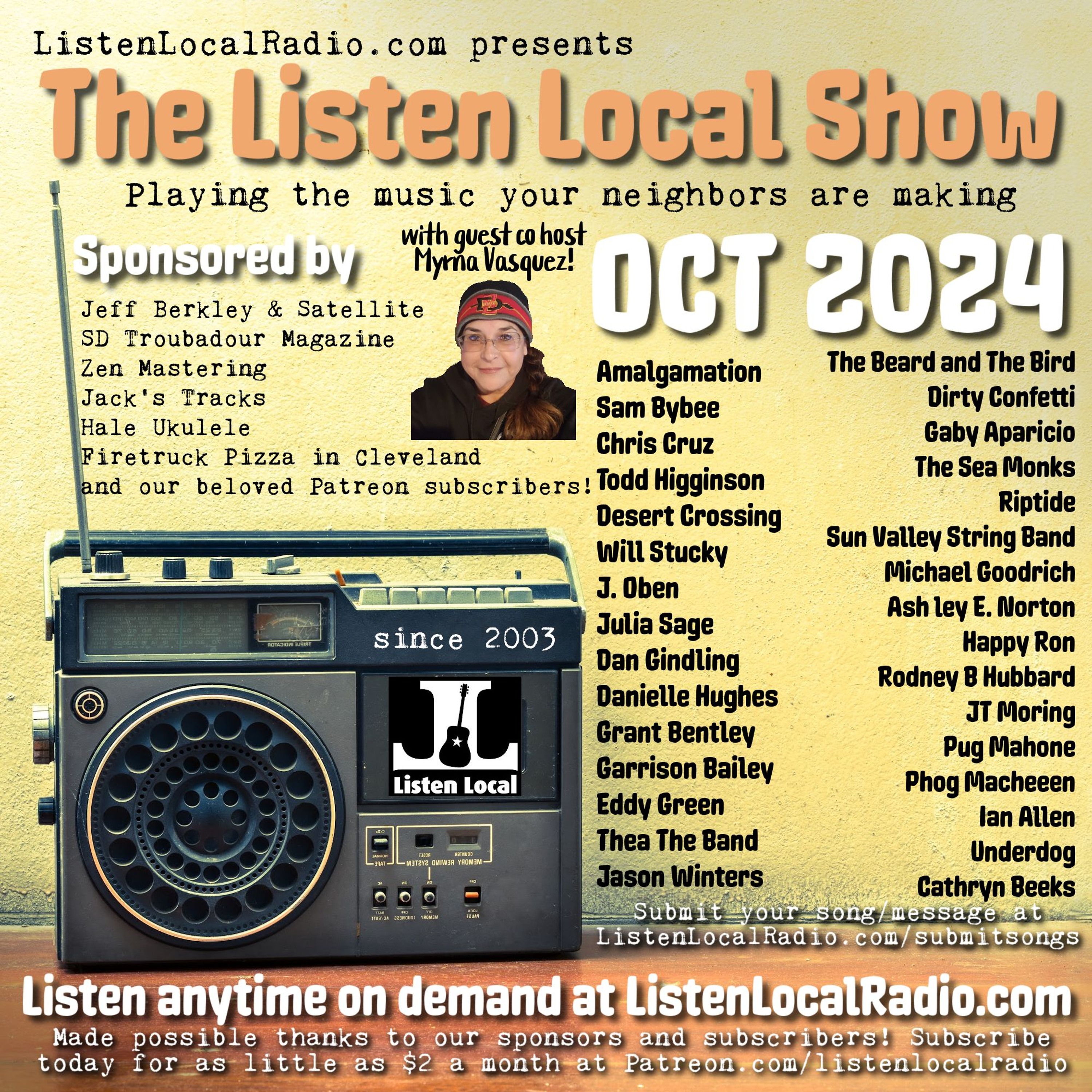 OCTOBER 2024 Listen Local Show