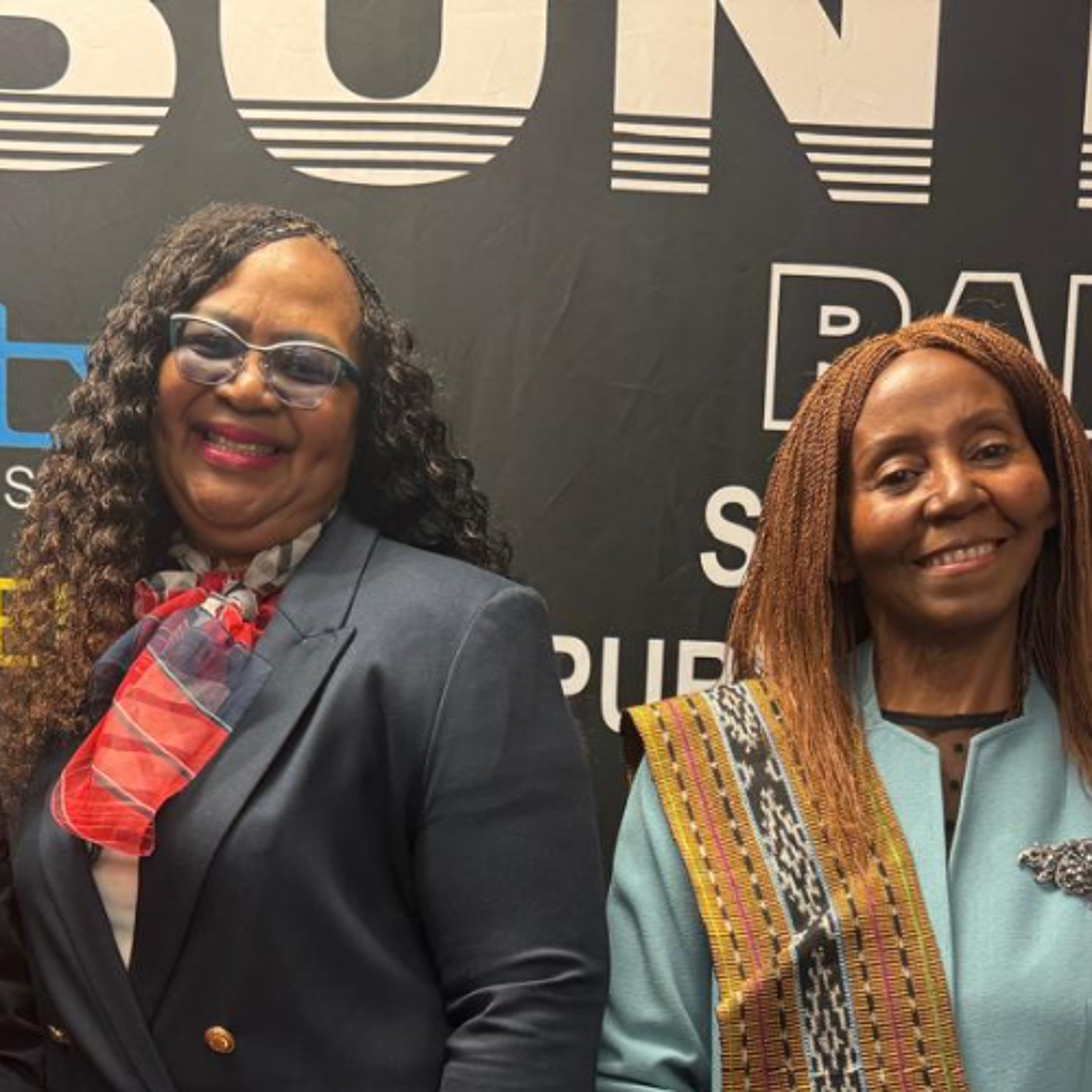 Ms Nomonde Maimela, Executive Manager of ICCIPC  and Ms. Shumi Pango, Acting Director of Advocacy and Policy Development at the DSTI .