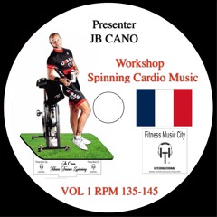 Presenter JB Cano workout spinning cardio music Vol 1 Bpm 135 & 145 Fitness Music City  April 2022