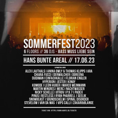 Marco Weinmann @ Hans-Bunte-Areal Sommerfest 2023 [HOUSE]