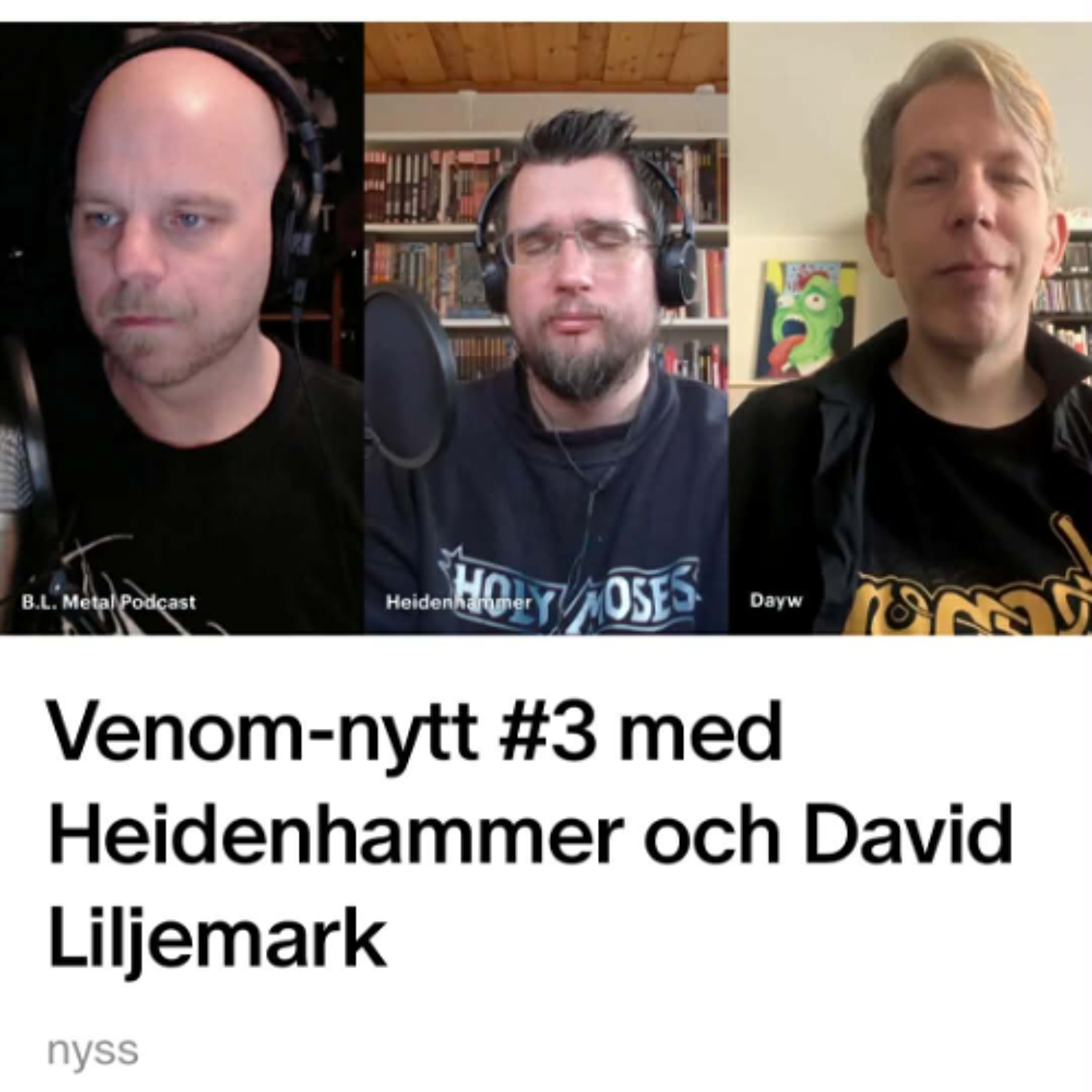 Venom-nytt #3 med Heidenhammer och David Liljemark