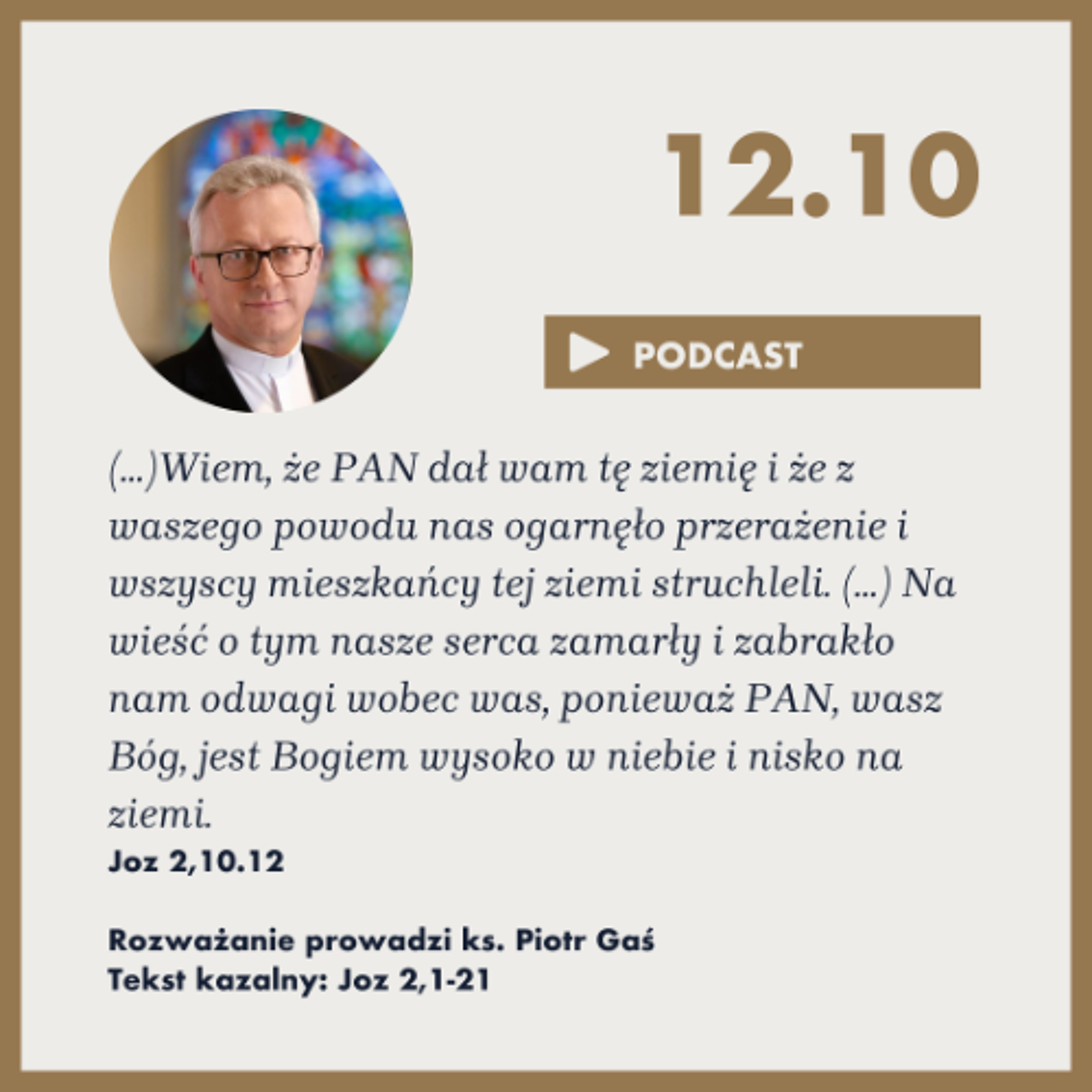 Niedziela ze Słowem, rozważanie z nabożeństwa z 12 października 2025 episode artwork