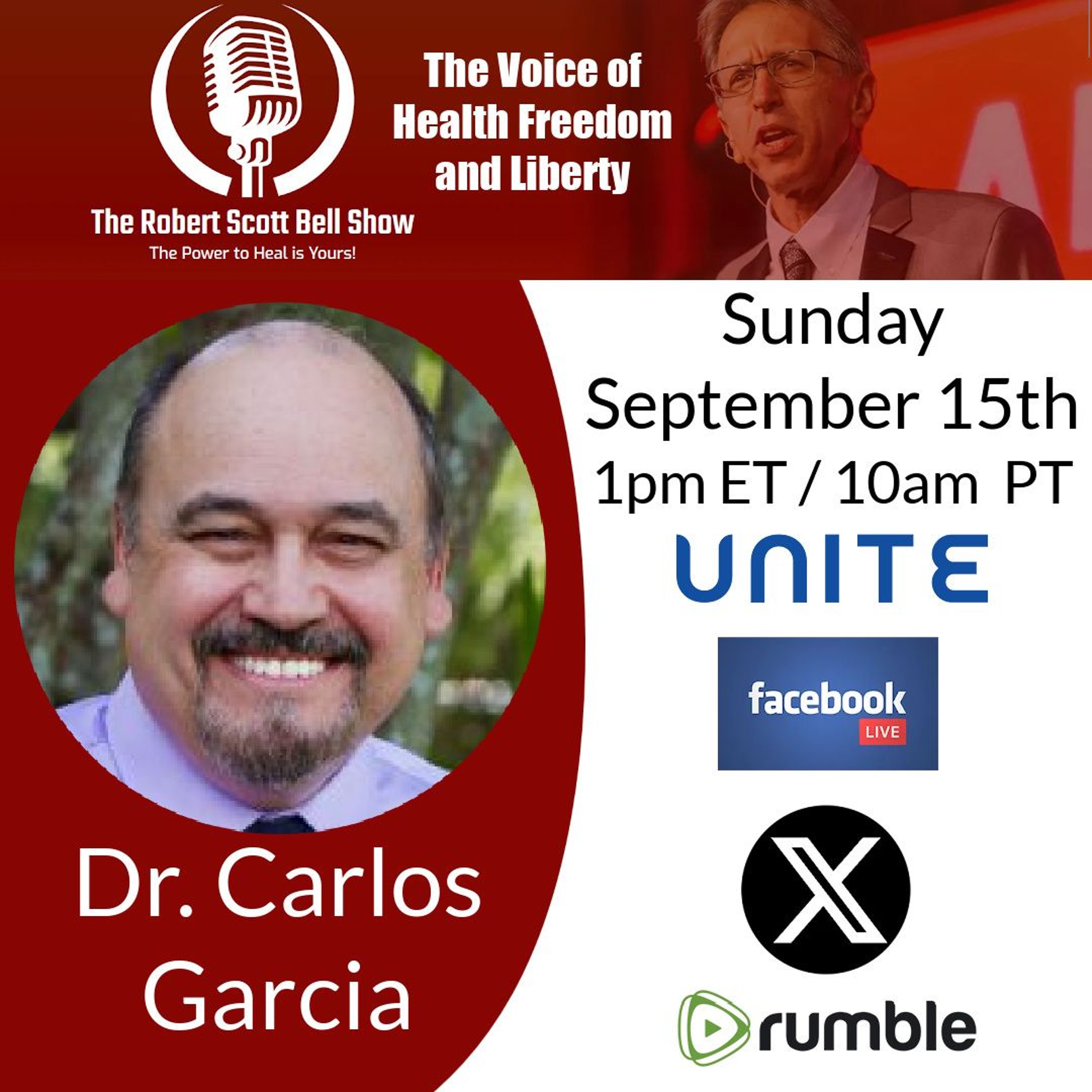 A Sunday Conversation with Dr. Carlos Garcia – The RSB Show 9-15-24