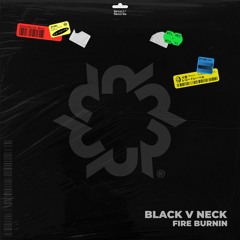 Black V Neck - Fire Burnin
