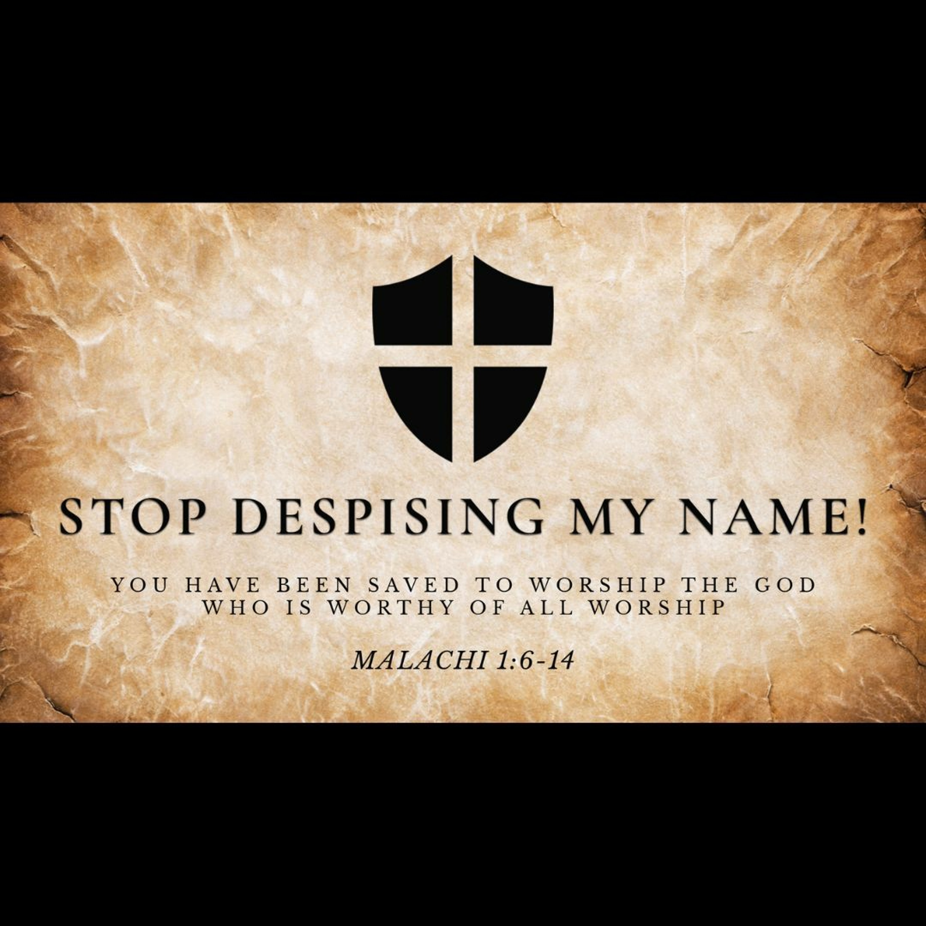 Stop Despising My Name! (Malachi 1:6-14)
