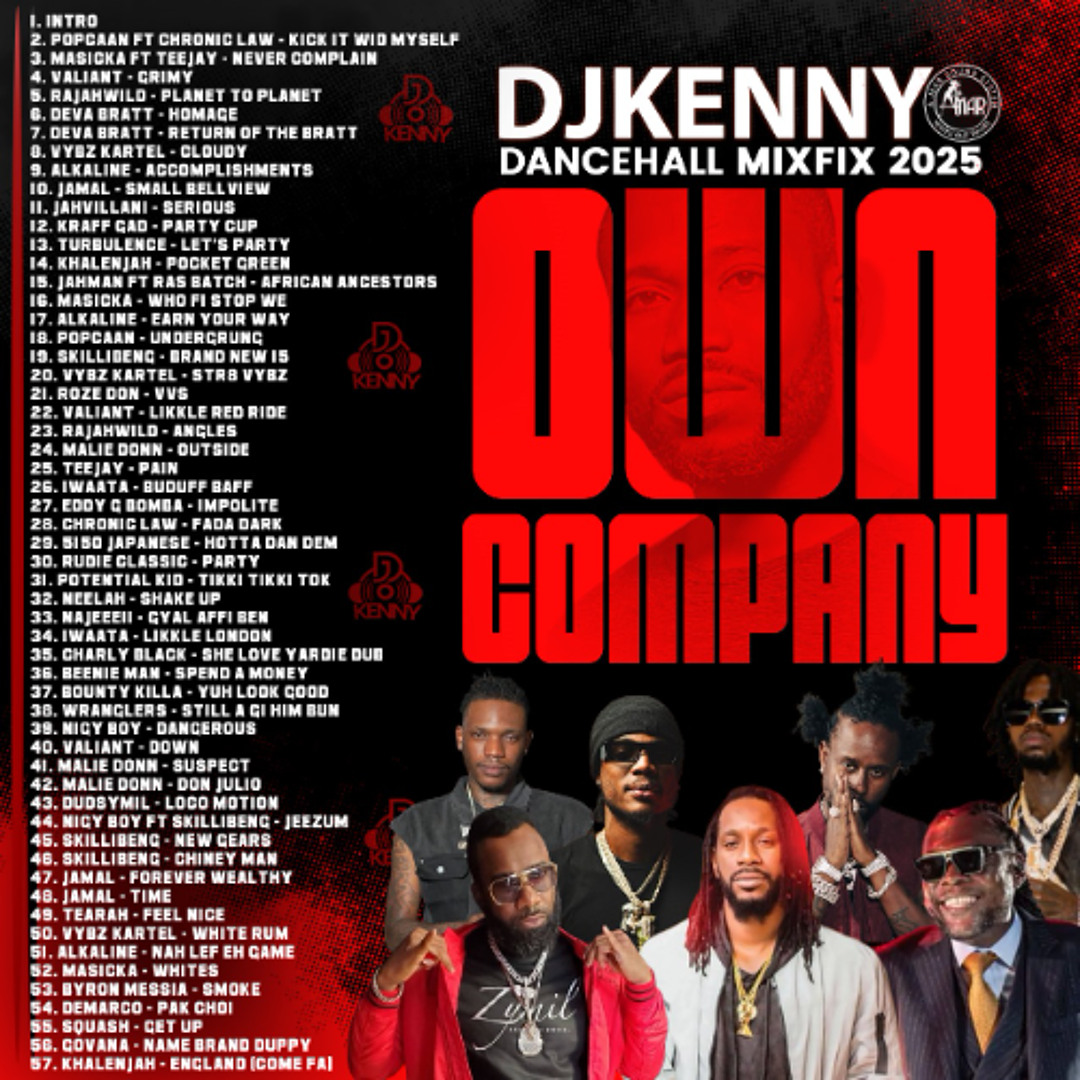 Stream DJ KENNY OWN COMPANY DANCEHALL MIXFIX 2025 by DJ
