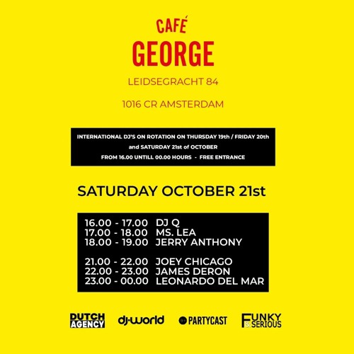 Joey Chicago@CafeGeorgeADE2023