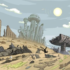 .. is there anyone left?.. (Adventure Time post apocalyptic land)