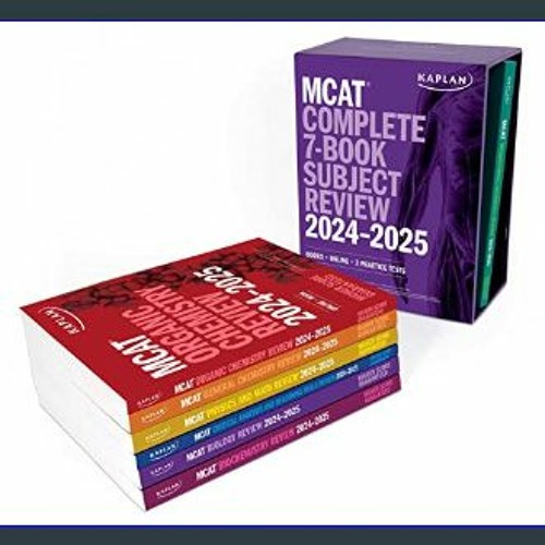 Stream Read^^ MCAT Complete 7Book Subject Review 20242025, Set