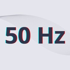 50 Hertz Sound: Test Tone Signal - Fixed Frequency. Sub Bass (Sine Waveform)