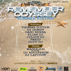 DUFF DJ LIVE SET REMEMBER ODYSSEY SUMMER 2025