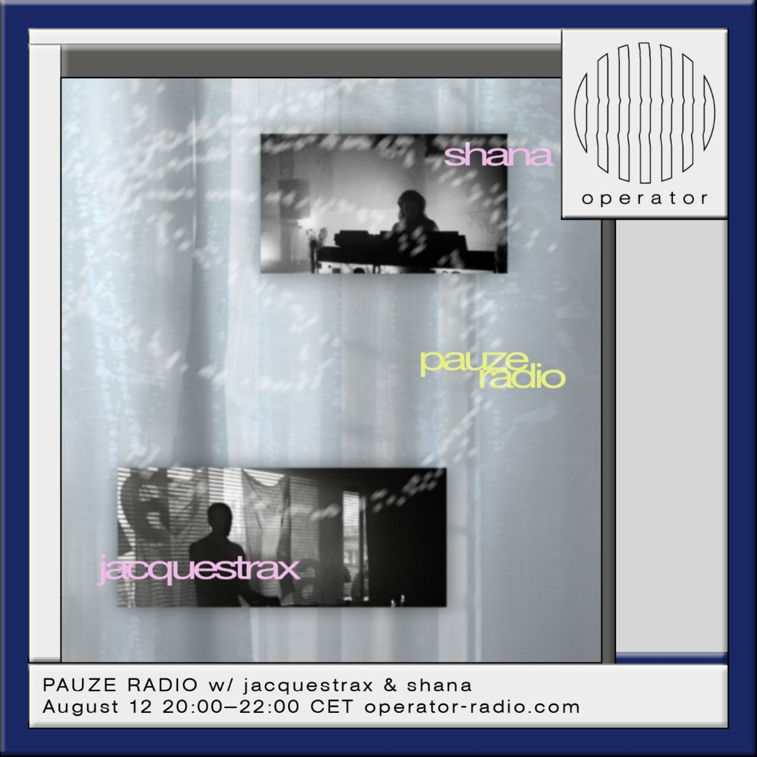 PAUZE RADIO w/ jacquestrax & Shana - 12th August 2026 episode artwork