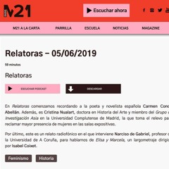 M21 radio: programa Relatoras 05/06/2019