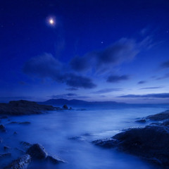 Indigo Sky Over the Isle