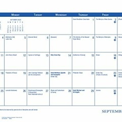 [GET] EBOOK EPUB KINDLE PDF 2023 Parish Wall Calendar: September 2022 through Decembe