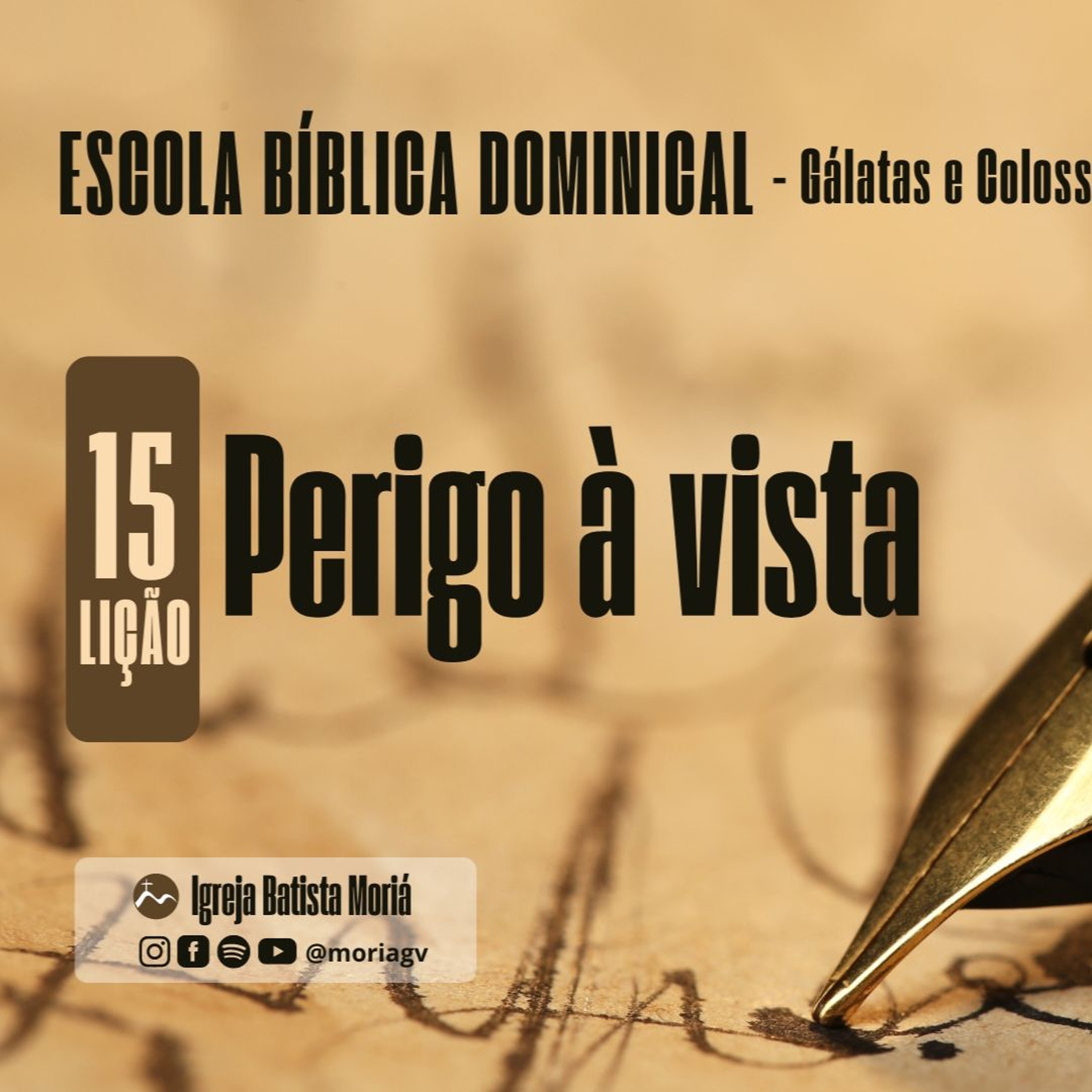 Perigo à vista - Pr. Geórgia Almeida - Escola Bíblica Dominical  [14.07.2024] episode artwork