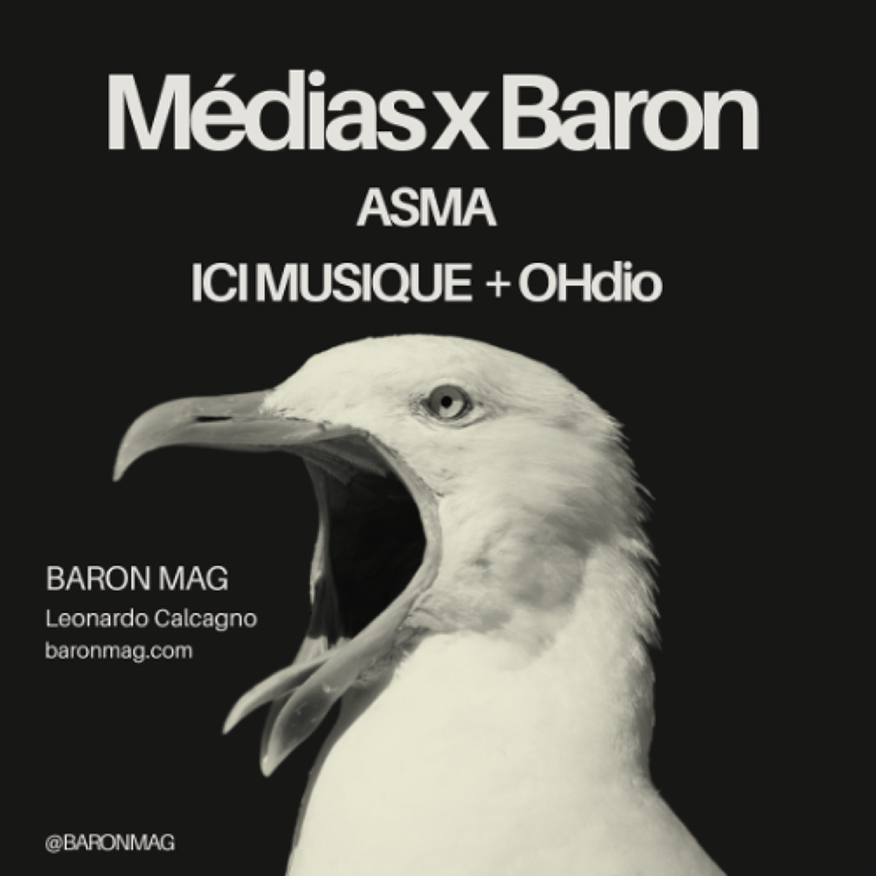 MÉDIAS | ICI MUSIQUE sur OHdio  avec ASMA
