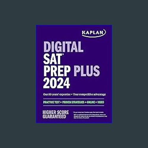 Stream Read Ebook 🌟 Digital SAT Prep Plus 2024 Includes 1 Full Length