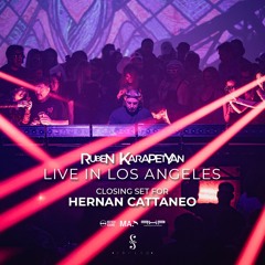 Ruben Karapetyan live in Los Angeles, closing set for Hernán Cattáneo