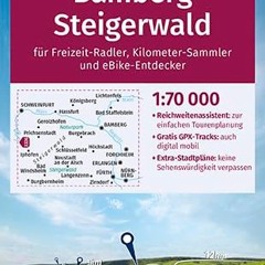 KOMPASS Fahrradkarte Nürnberg. Bamberg. Steigerwald 1:70.000. FK 3328: reiß- und wetterfest mit Ex