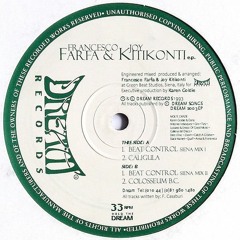 Francesco Farfa & Joy Kitikonti - Beat Control (Siena Mix I) - 992 (DREAM RECORDS)