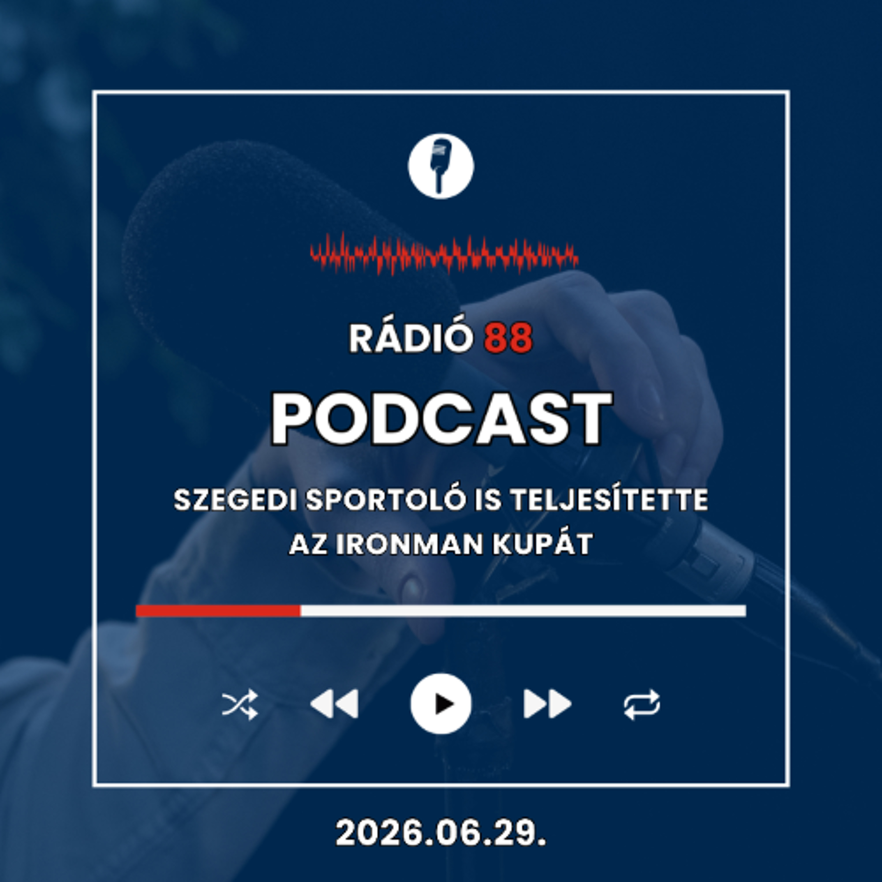 Szegedi sportoló is teljesítette az Ironman kupát | Café88 [2026.06.29.] episode artwork