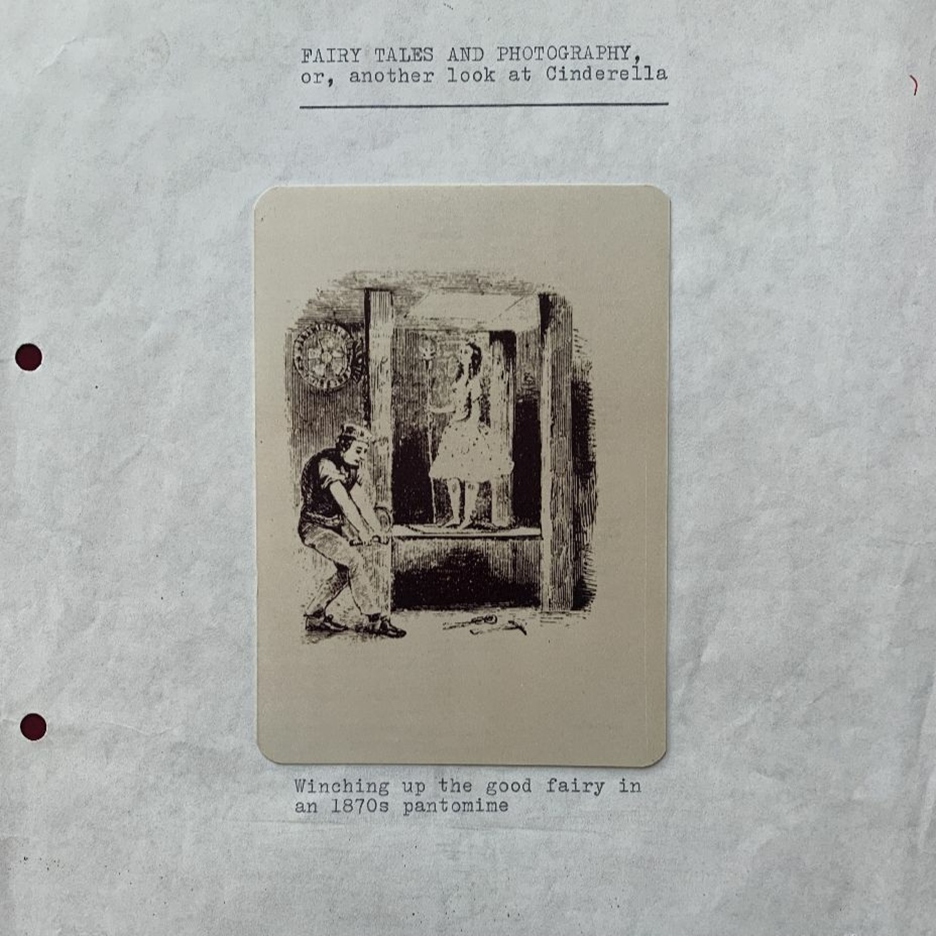 Jo Spence Fairy tales and Photography text panel