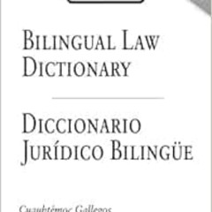 Read PDF 🖌️ Merl Bilingual Law Dictionary - Diccionario Juridico Bilingue: Second Ed
