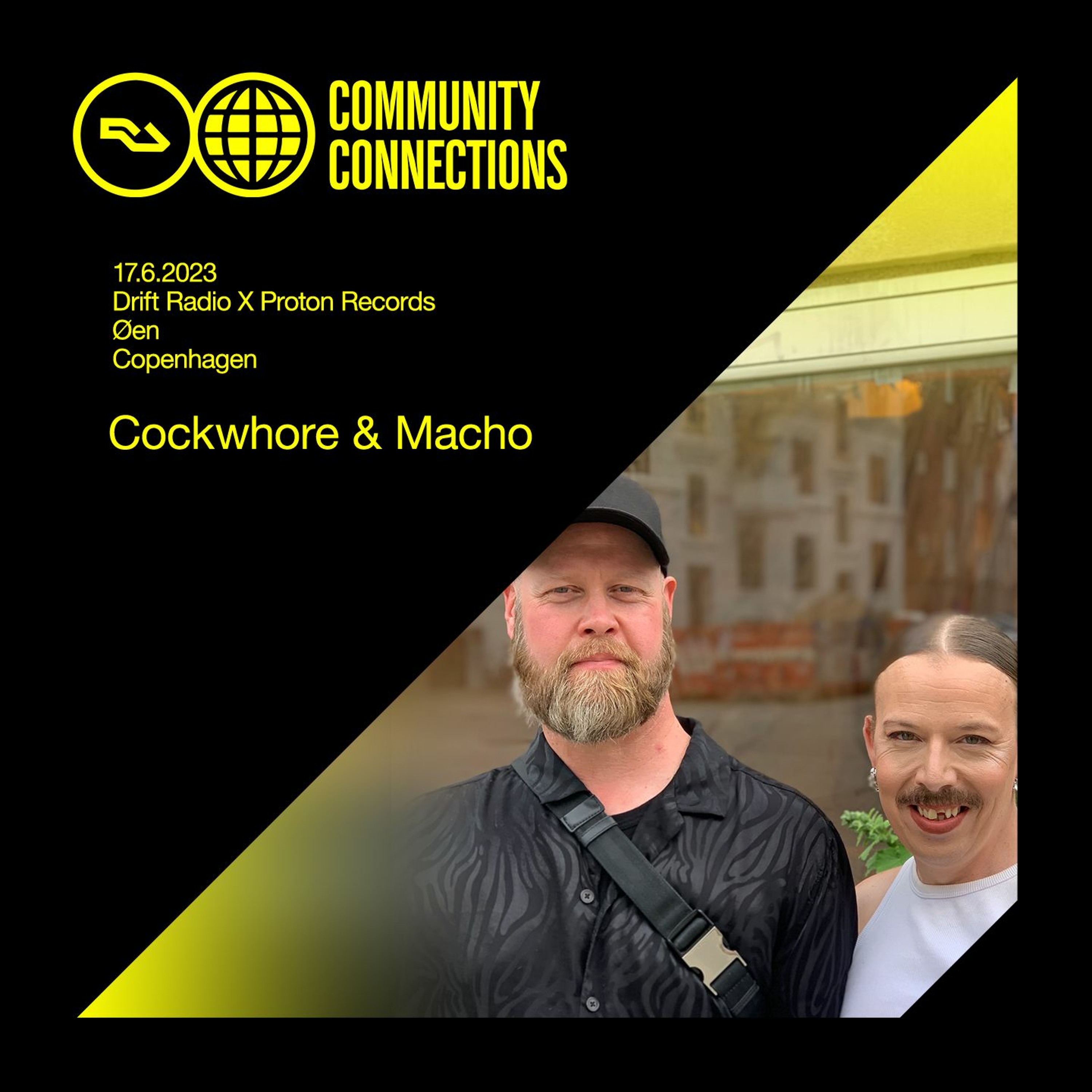 RA Community Connections Copenhagen - Cockwhore & Macho @ Drift Radio