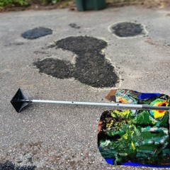 Done with the driveway repair (for now) Friday Morning Edward the Violin Jam