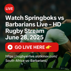 Watch Springboks vs Barbarians Live in HD – Free TV Channels Online